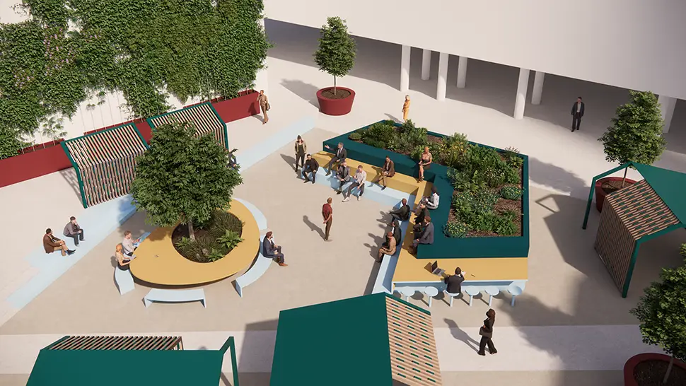 Aménagement collaboratif extérieur